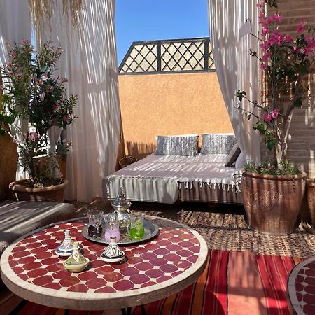 Riad Palmier Fleuri Marrakesh Exteriör bild
