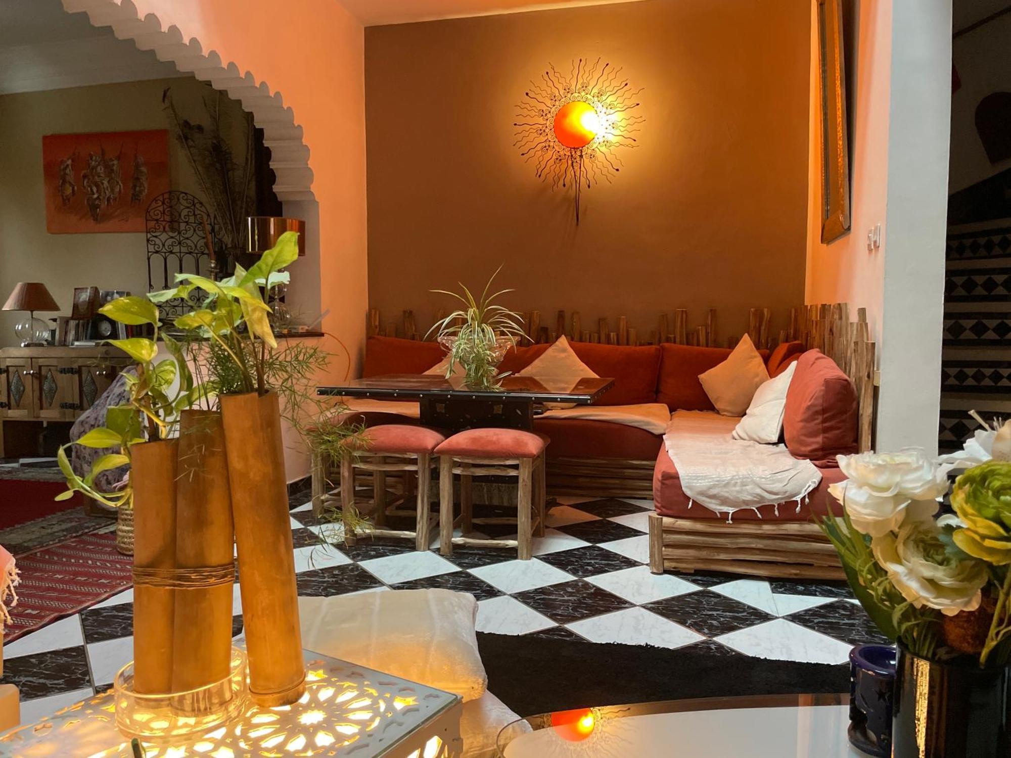 Riad Palmier Fleuri Marrakesh Exteriör bild