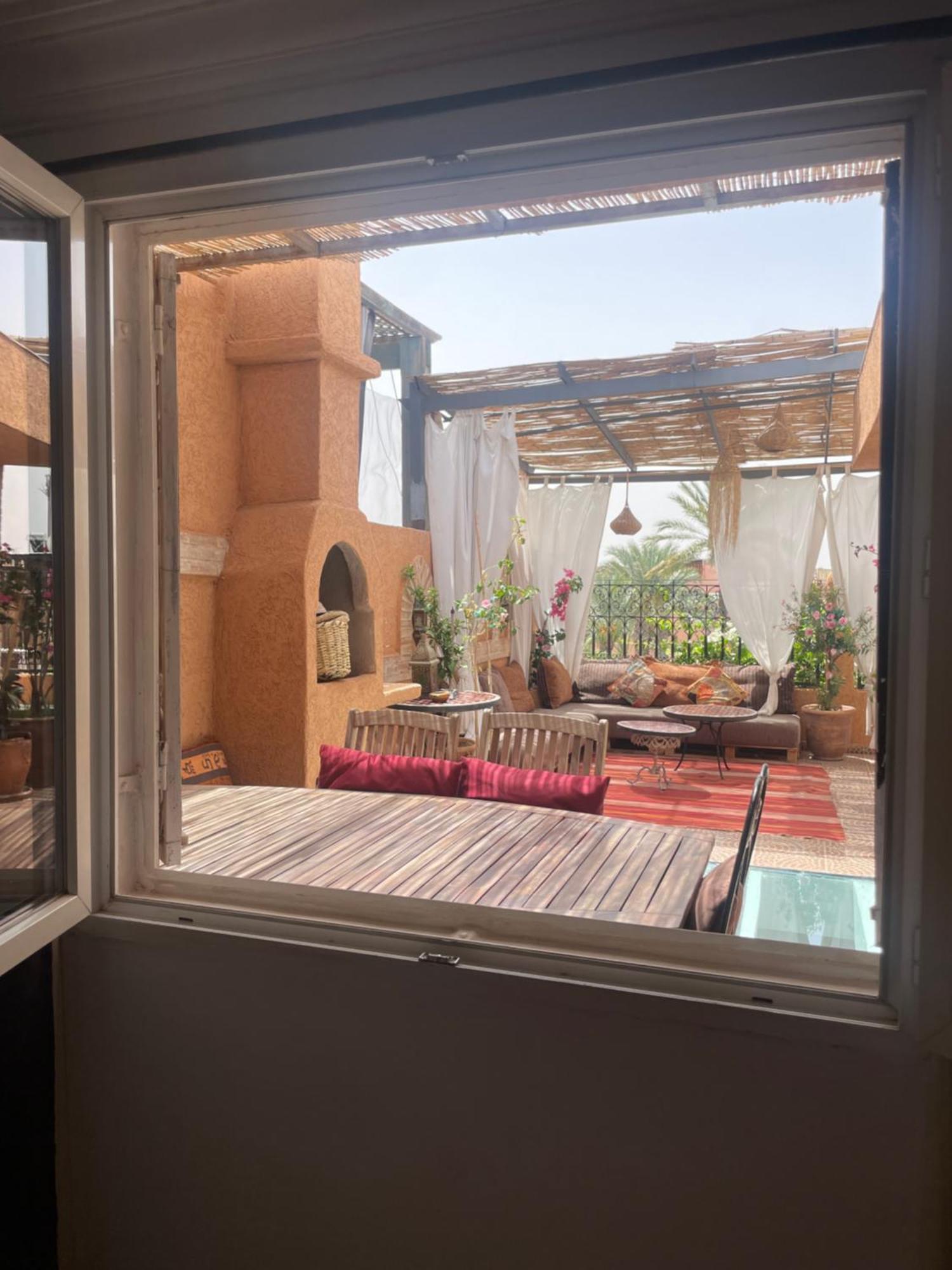Riad Palmier Fleuri Marrakesh Exteriör bild