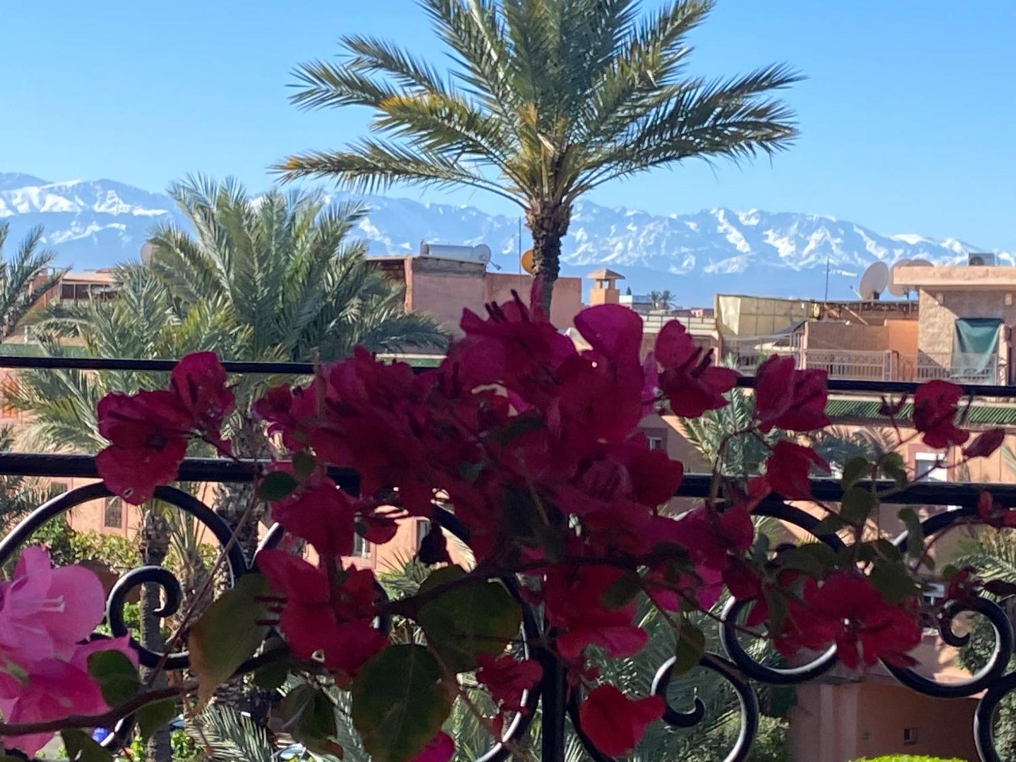 Riad Palmier Fleuri Marrakesh Exteriör bild