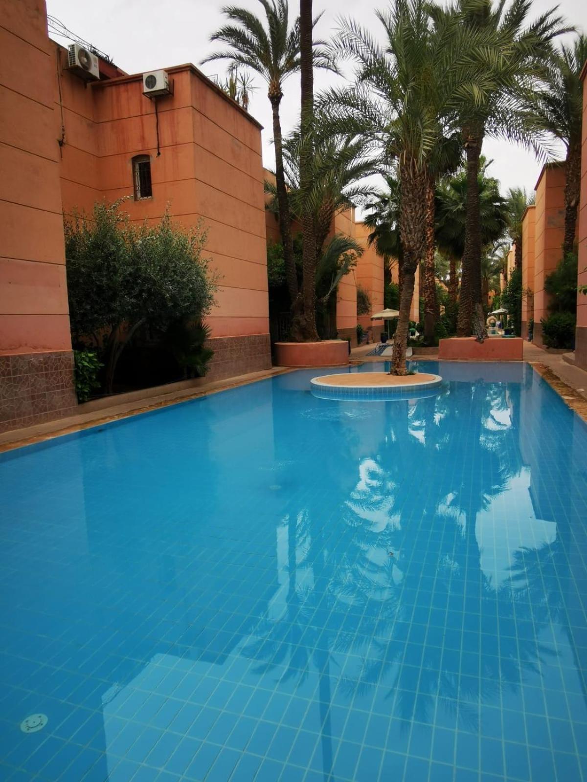 Riad Palmier Fleuri Marrakesh Exteriör bild