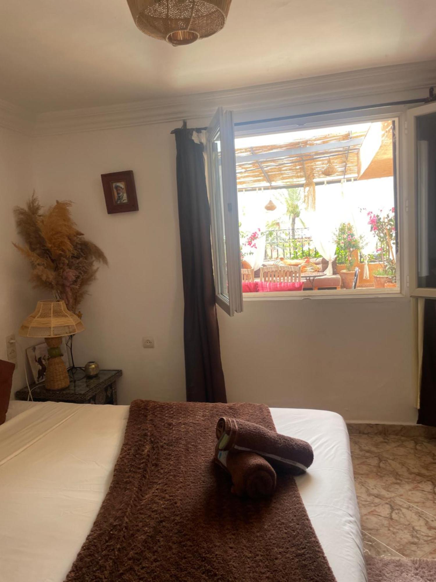 Riad Palmier Fleuri Marrakesh Exteriör bild